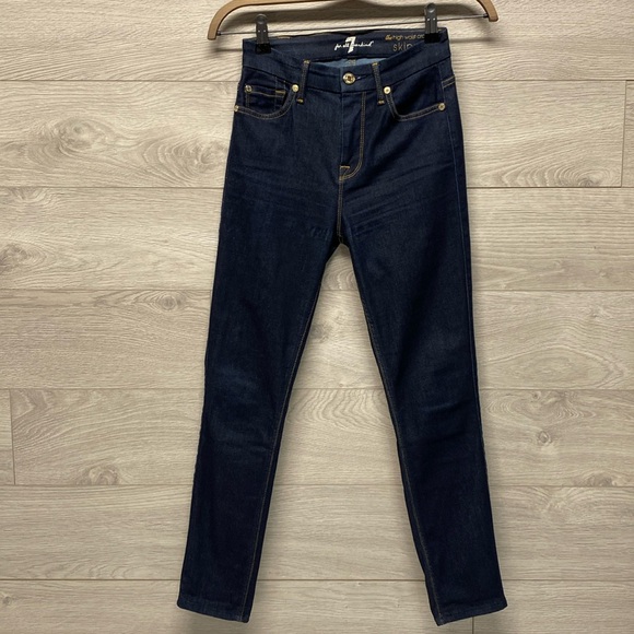 7 For All Mankind Denim - 7 For All Mankind ‘the high waist cropped skinny’ Jean